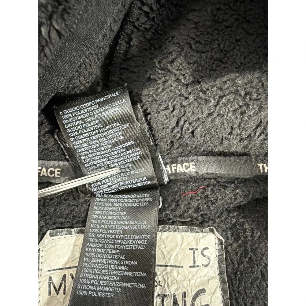 The North Face Girls Oso Hoodie Black Full Zip Fleece Jacket Size‎ M 10/12